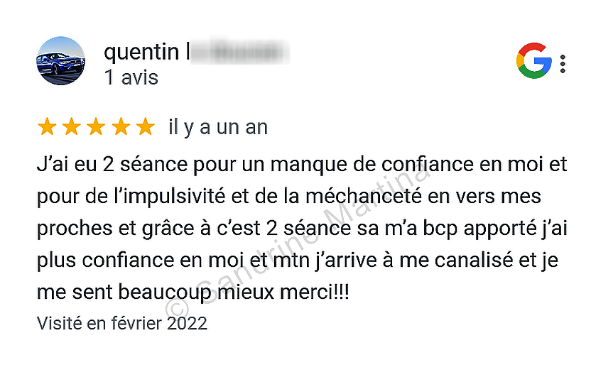 Avis hypnose guingamp sandrine martina hypnotherapeute guingamp magnetiseur guingamp avis fevrier 2022